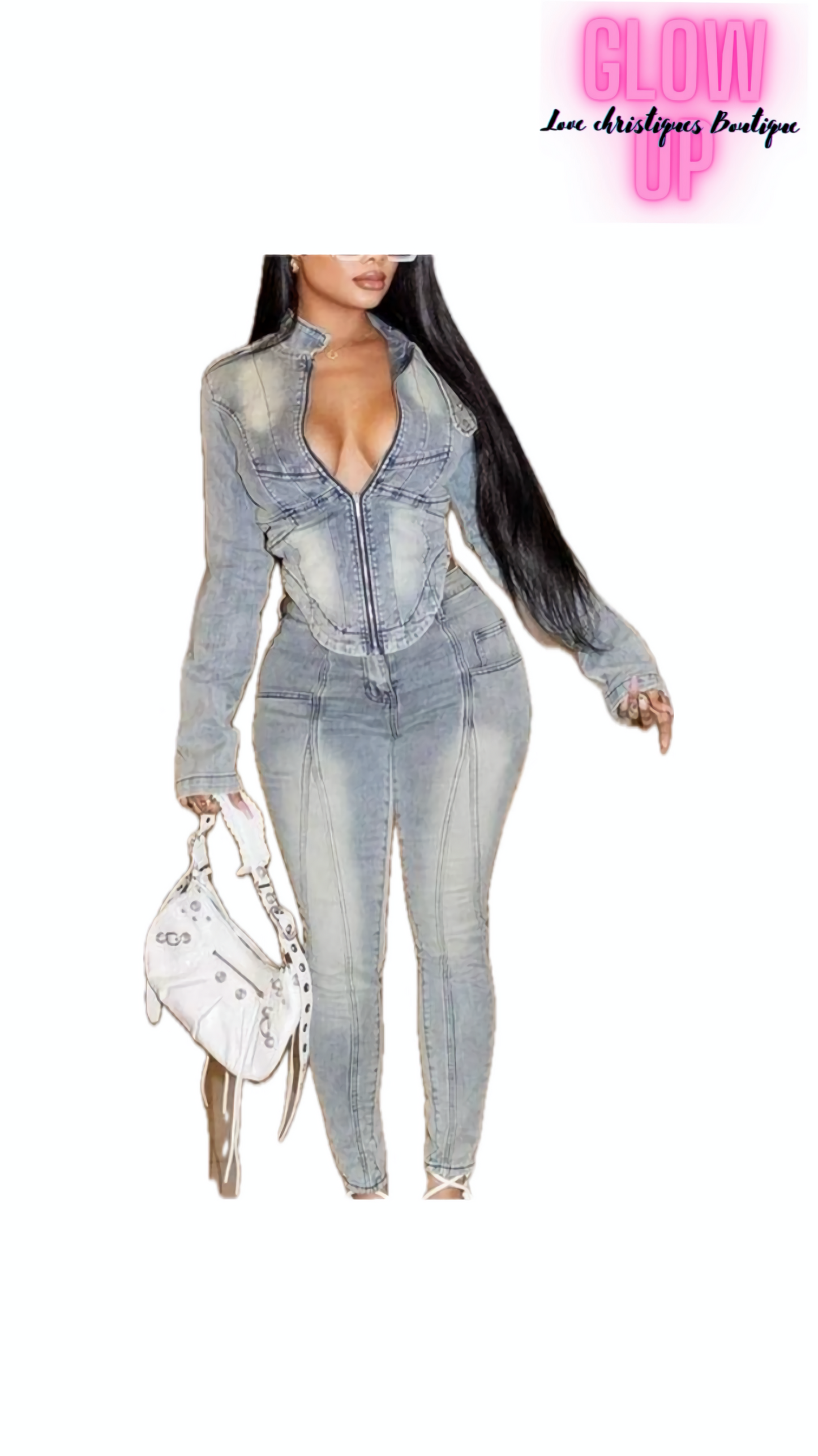 Denim Jacket and Pant Set