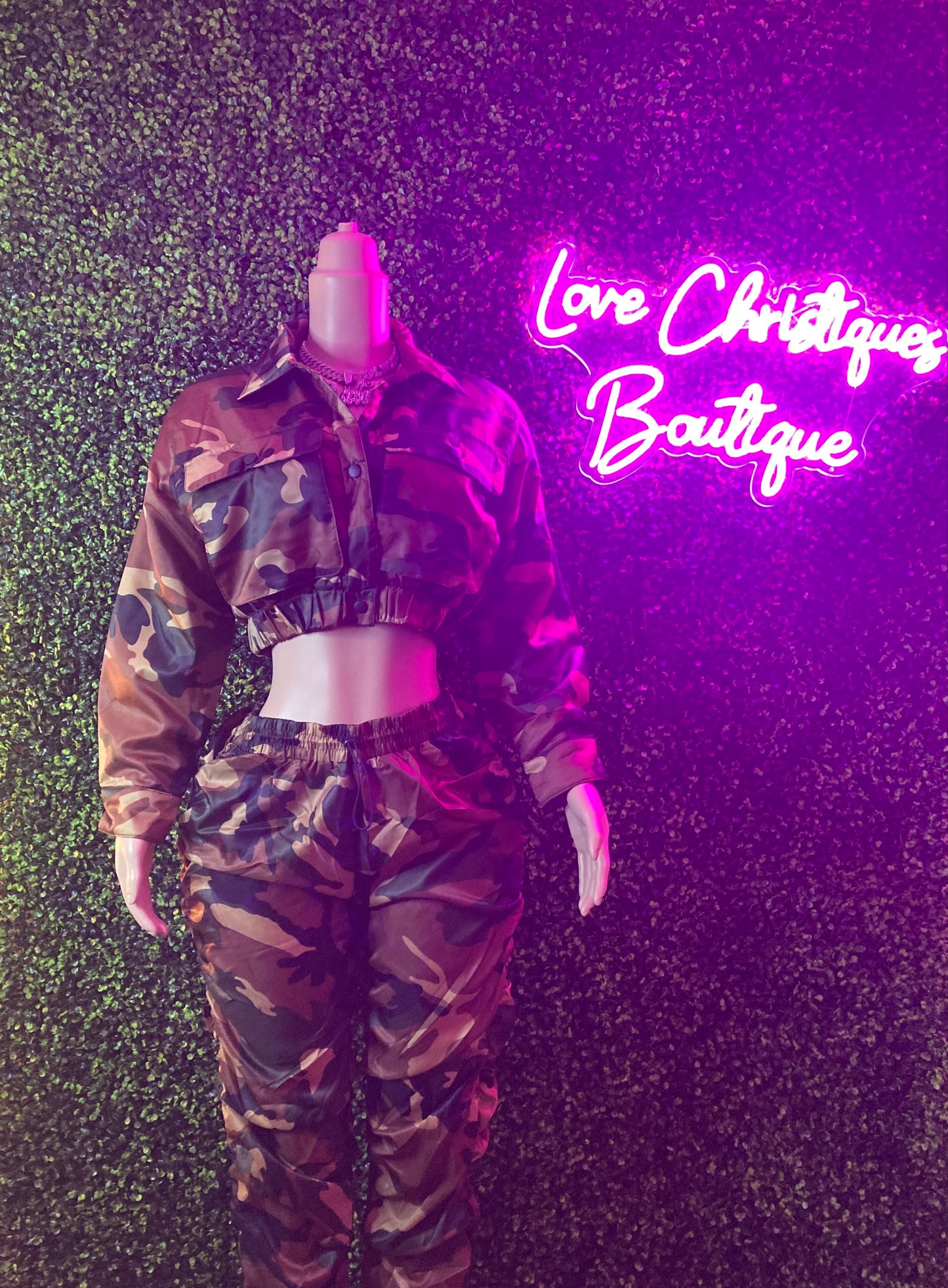 Camouflage Jacket and Jogger set