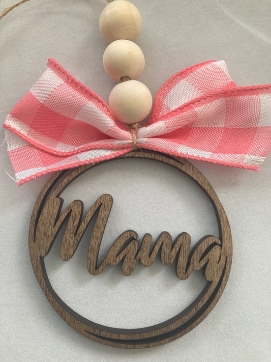 Rear View Mirror Car Charm Ornament